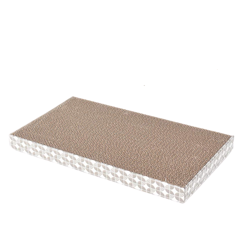 Patterned Cat Scratching Board with Catnip