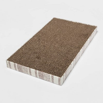 Patterned Cat Scratching Board with Catnip
