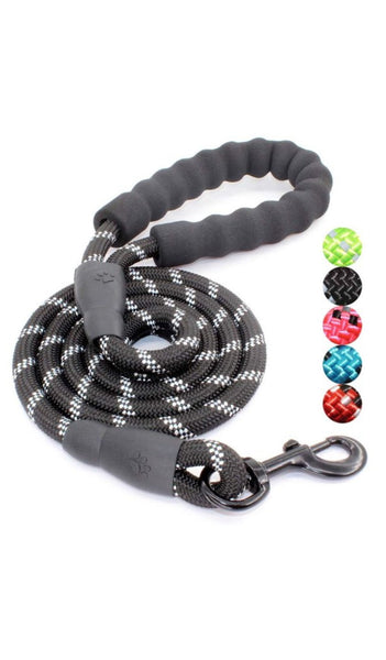 Soft Rubber Handle Leash With Harness
