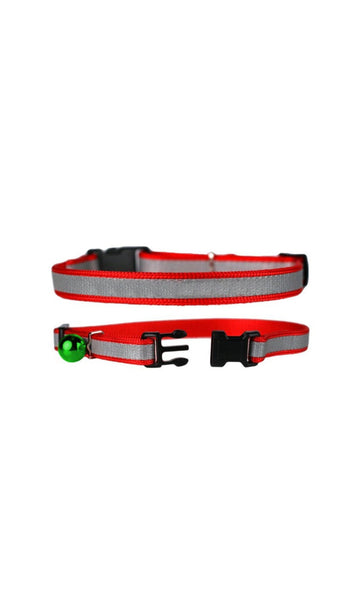 Reflective Pet Collar with Bell