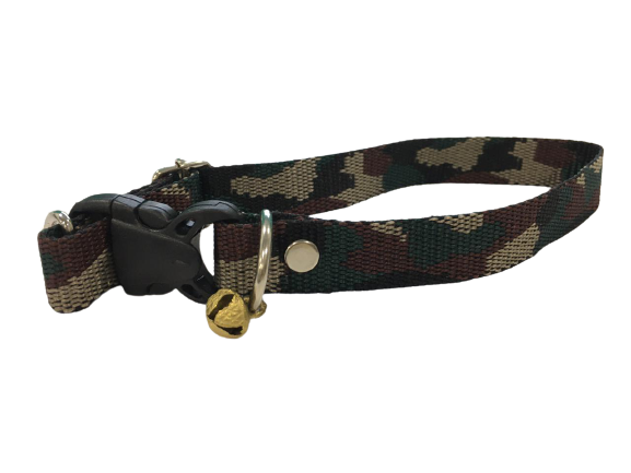 Colourful Nylon Dog Collar for Medium Breeds