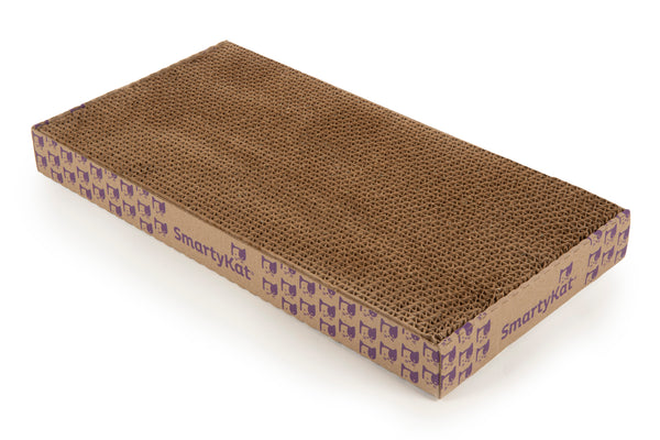 Patterned Cat Scratching Board with Catnip