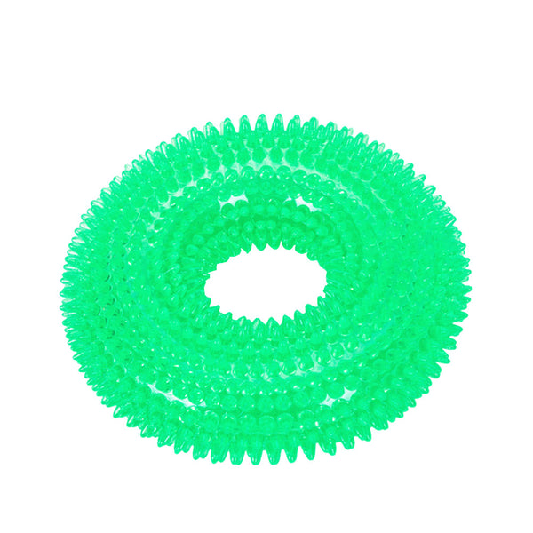 Squeaky Teether Ring Chew Toy