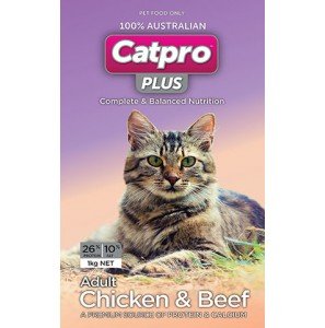 Catpro Plus Adult Chicken & Beef 1kg