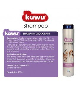 Kawu Deodorant Shampoo 250ml