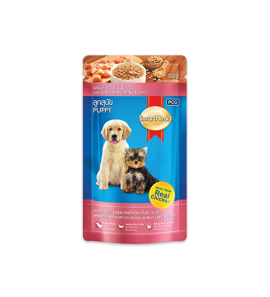 SmartHeart Puppy Chicken Chunk in Gravy Pouch 80g