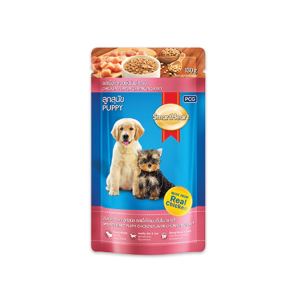 SmartHeart Puppy Chicken Chunk in Gravy Pouch 80g SmartHeart Puppy Chicken Chunk in Gravy Pouch 80g