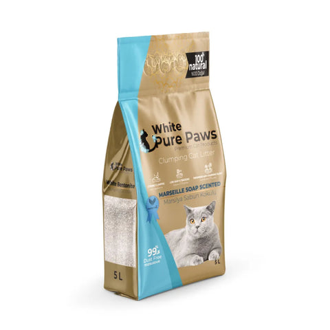 White Pure Paws Clumping Cat Litter