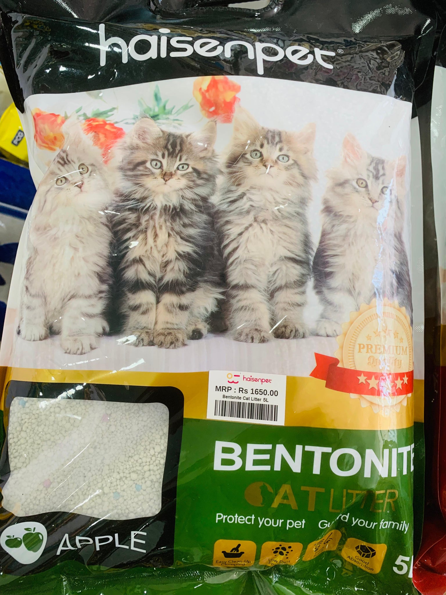 Apple Scented Bentonite Cat Litter 5L