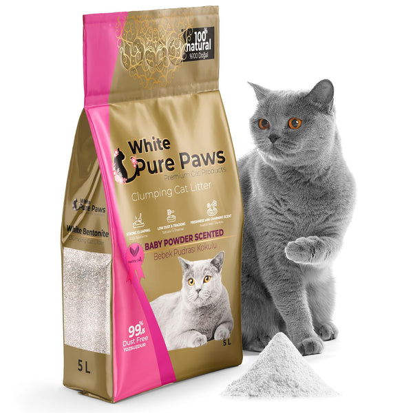 White Pure Paws Clumping Cat Litter