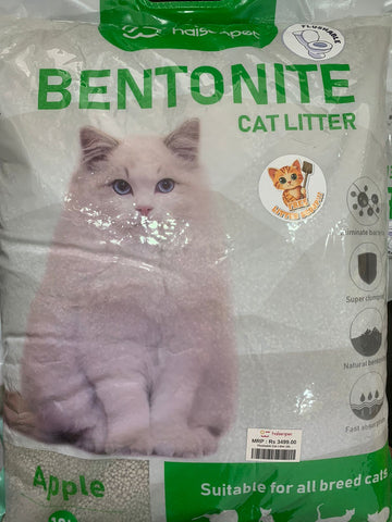 Apple Scented Flushable Cat Litter 10L