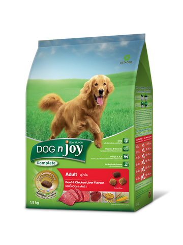 DOG n joy Complete Adult Beef and Chicken Liver Flavour 20kg