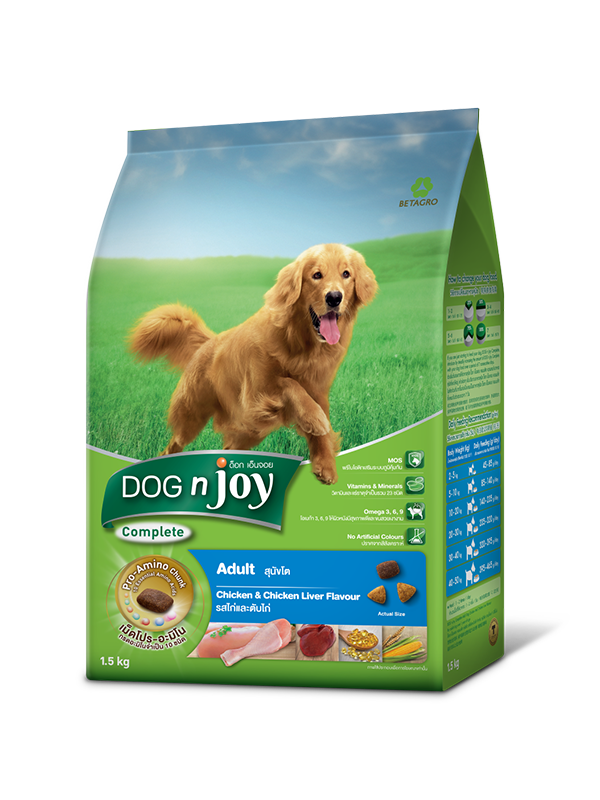 Dog and Joy adult Beef and chicken liver Flavour