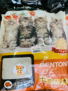 Lemon Scented Bentonite Cat Litter 5L