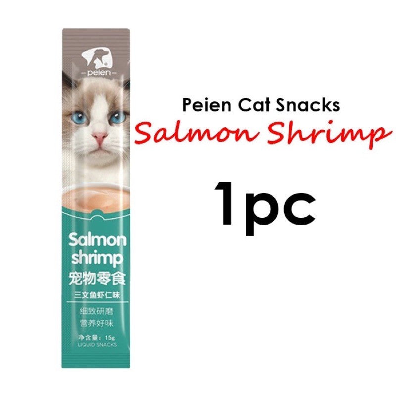 Peien  Salmon Shrimp Pet Snack packet 15g