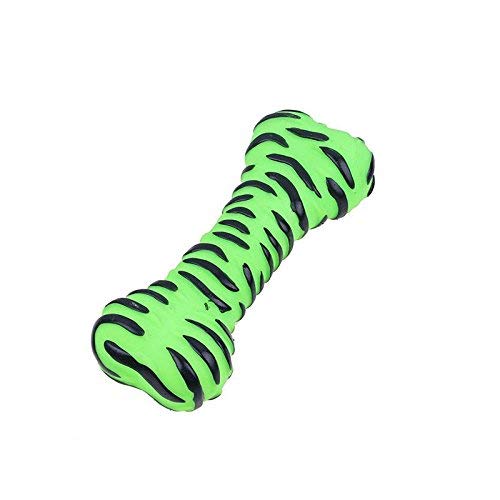 Bone with Zebra Stripes Squeaky Toy