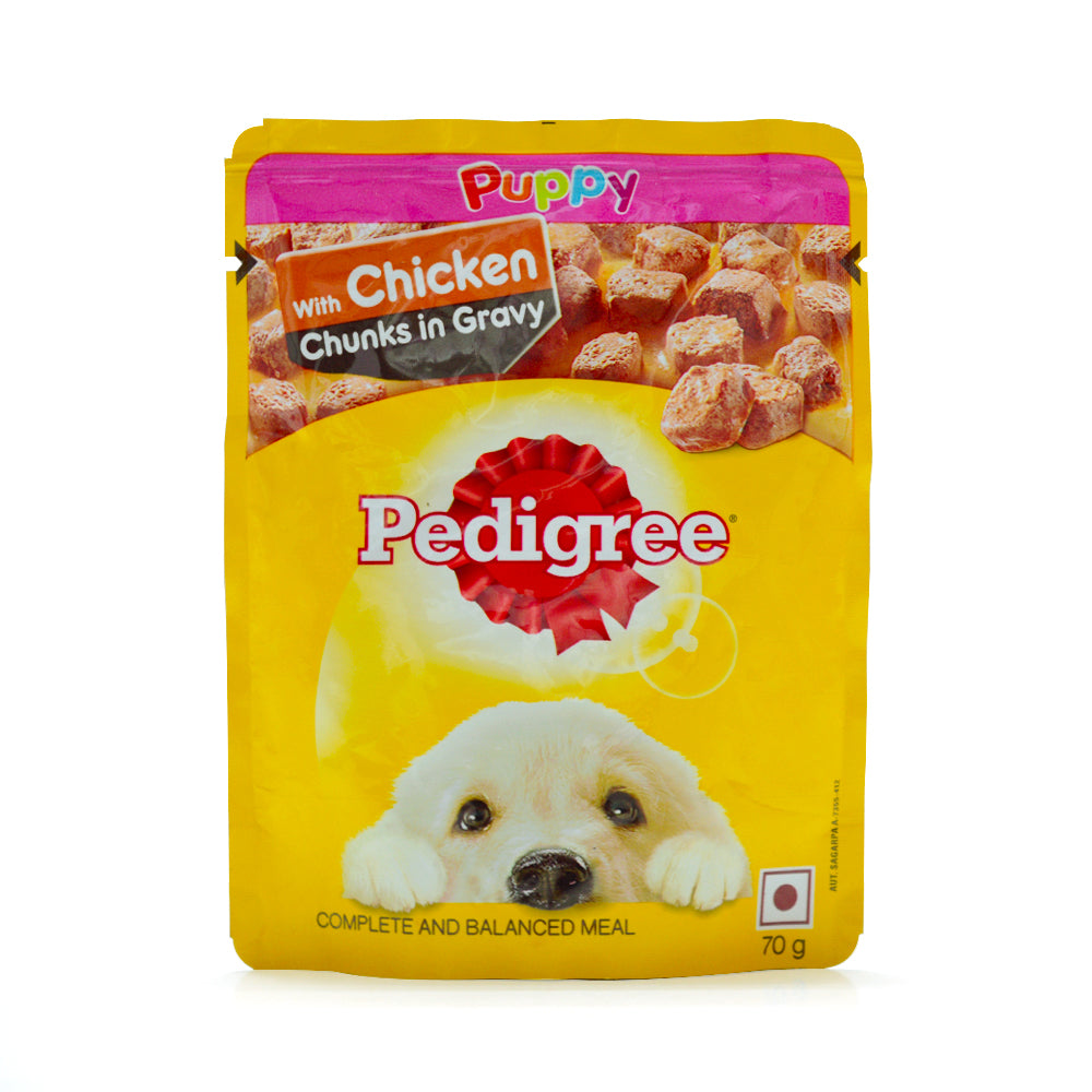 Pedigree Puppy  Gravy Chicken Chunks Pouch