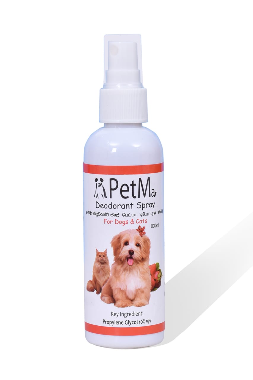 Petma Strawberry Scented Deodorant Spray for Dogs & Cats 100ml