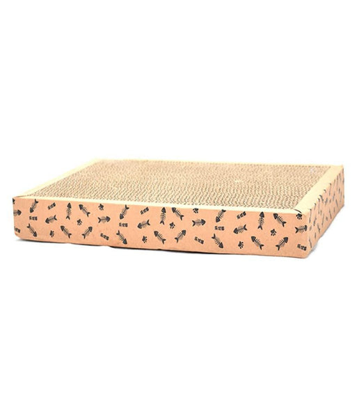 Patterned Cat Scratching Board with Catnip