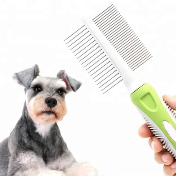 Double Sided Stainless Steel Pet Comb