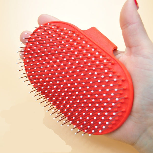 Pet Glove Brush with Steel Massage Pins