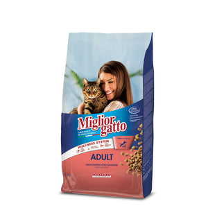 Migliorgatto Adult Cat Kibble With Salmon 2kg