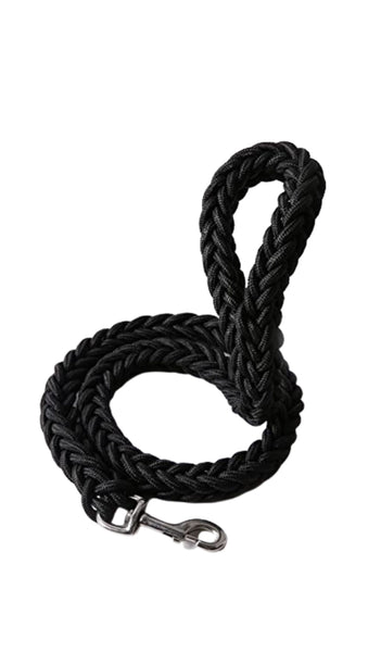 Braided rope dog leash best sale