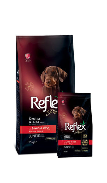 Reflex Plus Junior Dog Lamb & Rice