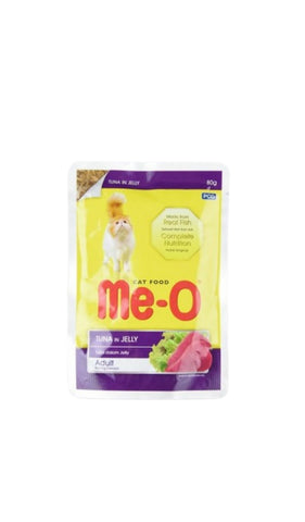 Me-O Adult Cat Tuna in Jelly Wet Food Pouch 80g