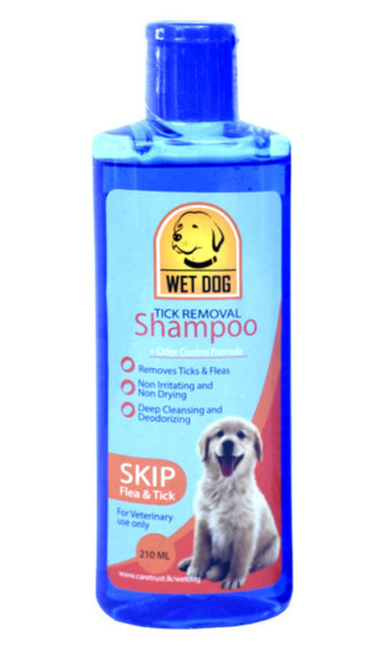 Wet Dog Tick Removal Shampoo
