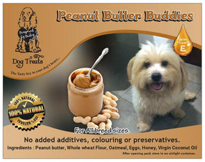 Peanut Butter Buddies Dog Treats with Vitamin-E 150g