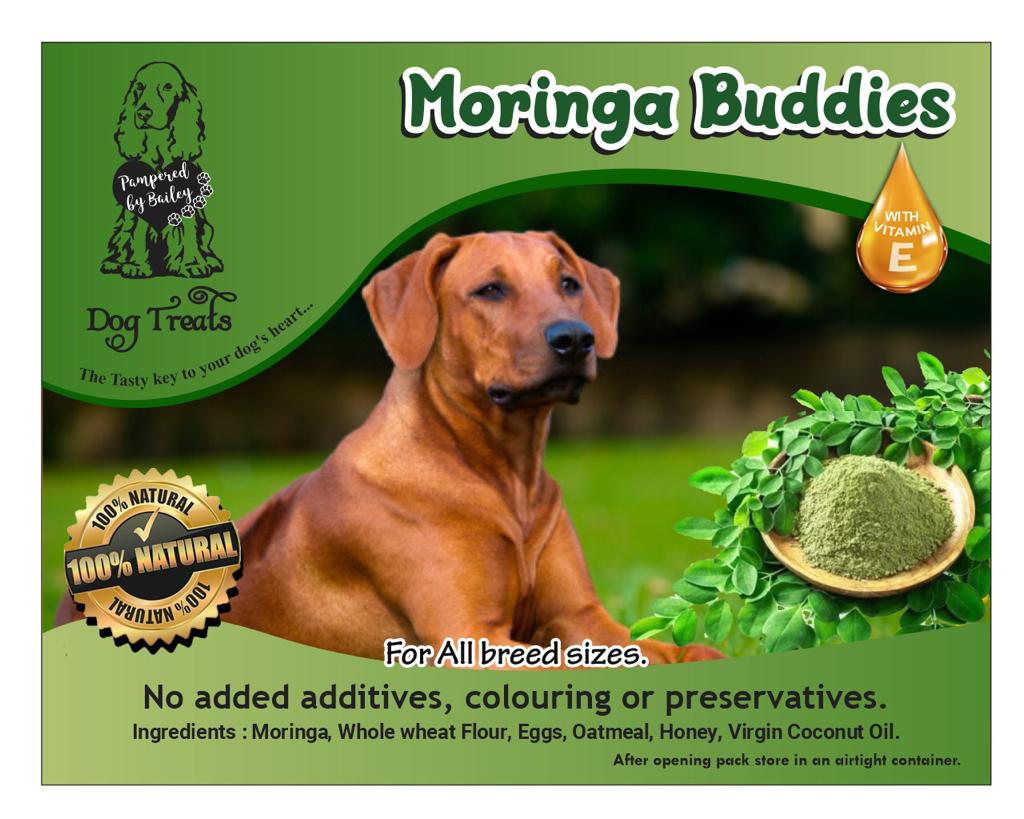 Moringa Buddies Dog Treats with Vitamin-E 150g