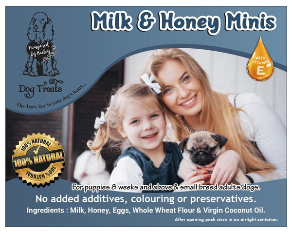 Milk & Honey Minis Dog Treats with Vitamin-E 150g
