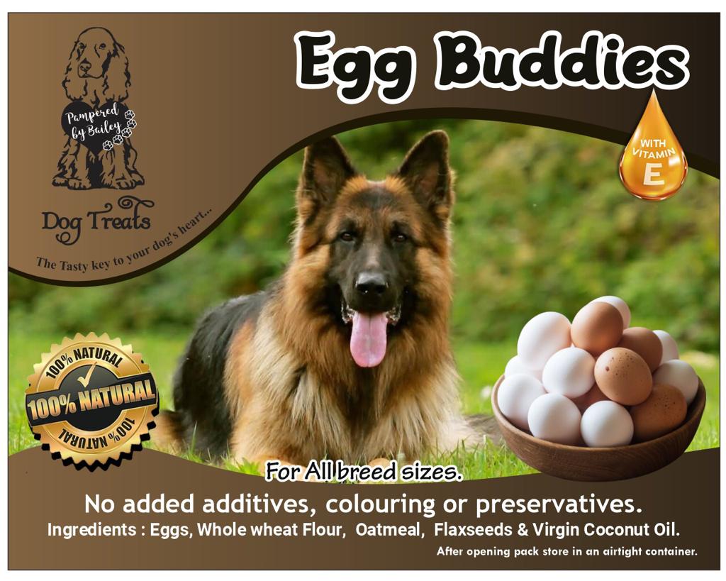 Egg Buddies Dog Treats with Vitamin-E 150g