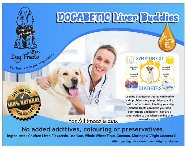 Dogabetic Liver Buddies Dog Treats with Vitamin-E 150g