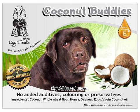 Coconut Buddies Dog Treats with Vitamin-E 150g