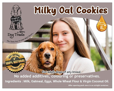 Milky Oat Dog Treats with Vitamin-E 150g