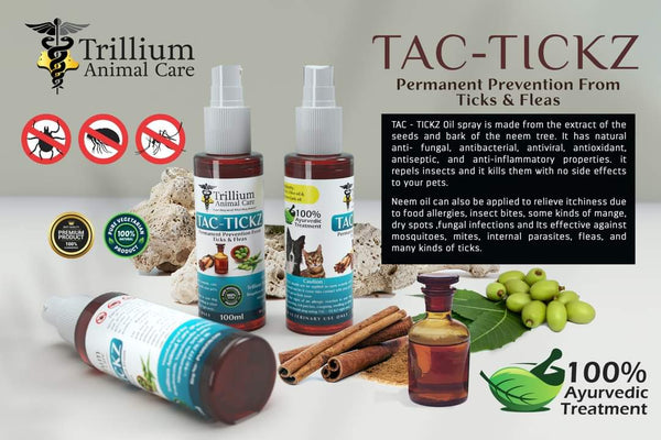Trillium TAC-TICKZ Tick & Flea Spray 100ml