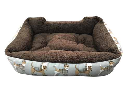 Rectangular Cuddler Pet Bed
