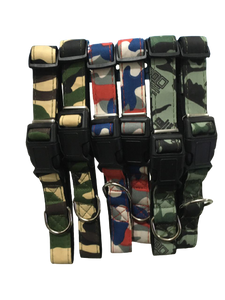 Padded Camouflage Dog Collar