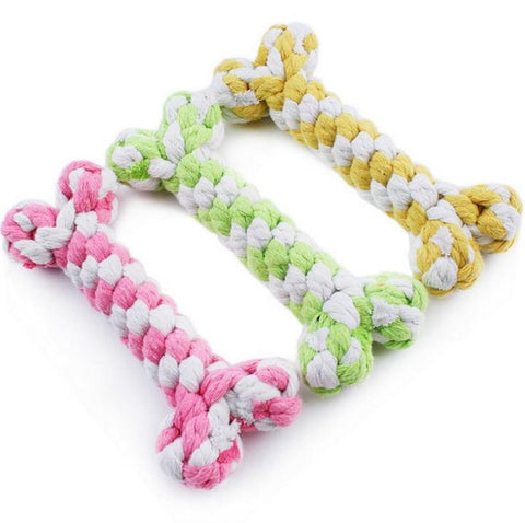 Braided Rope Bone Toy