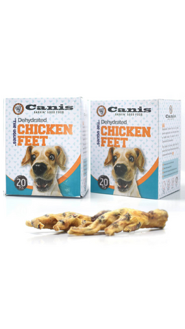 Canis Dehydrated Chicken Feet (20 pieces)