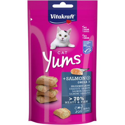 Cat Yums + Salmon & Omega-3 40g