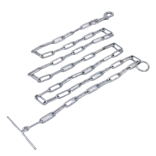 Real Stainless Steel T-Type Chain Lead