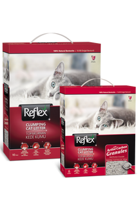 Reflex Clumping Cat Litter with Active Carbon Granules