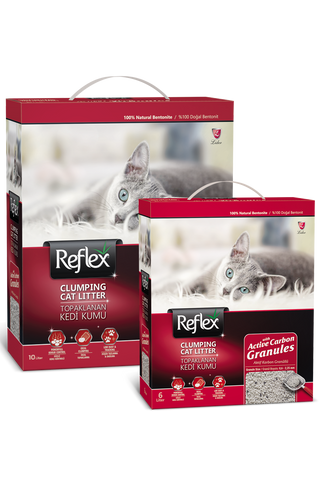 Reflex Clumping Cat Litter with Active Carbon Granules