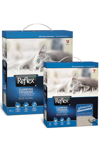 Reflex Unscented Clumping Cat Litter For Sensitive Cats