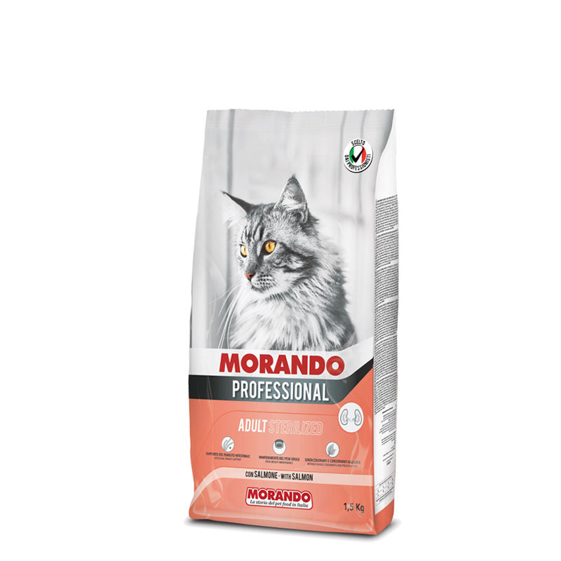 Migliorgatto Professional Sterilized Adult Cat Kibble With Salmon 1.5kg